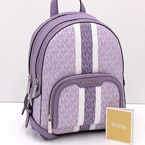 Michael Kors Jaycee Medium Zip Pocket Backpack Orchid Haze